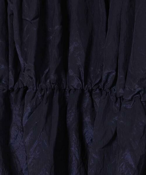 LIBERCORE par BEBE / リベルコア パル ベベ ミニ丈・ひざ丈ワンピース | (ペチコート付)ポンチ+メタリックボイルスカートドッキング半袖ワンピース親子お揃い大人(140~160cm) | 詳細20