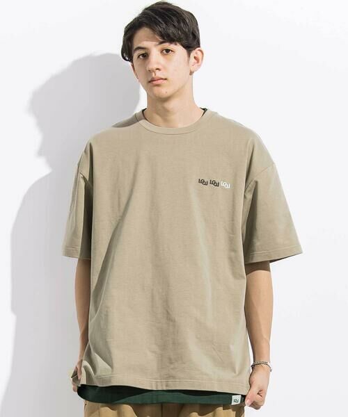 LIBERCORE par BEBE / リベルコア パル ベベ Tシャツ | 【トラベルポーチ付き】天竺スリット入りTシャツ2枚セット親子お揃い大人(140~175cm) | 詳細3