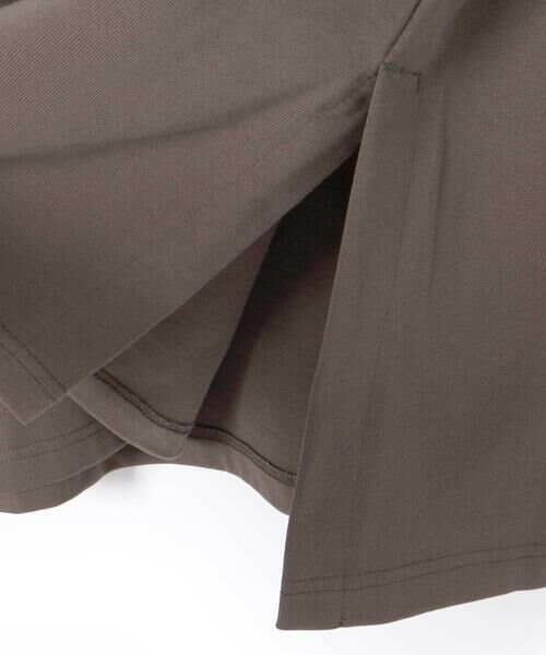 LIBERCORE par BEBE / リベルコア パル ベベ Tシャツ | 【トラベルポーチ付き】天竺スリット入りTシャツ2枚セット親子お揃い大人(140~175cm) | 詳細19