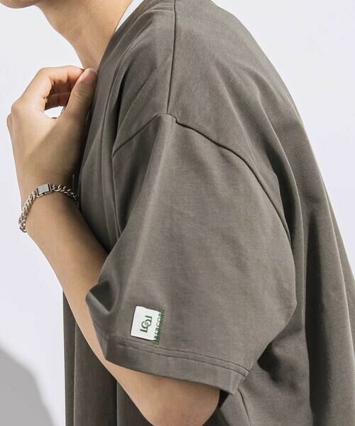 LIBERCORE par BEBE / リベルコア パル ベベ Tシャツ | 【トラベルポーチ付き】天竺スリット入りTシャツ2枚セット親子お揃い大人(140~175cm) | 詳細12