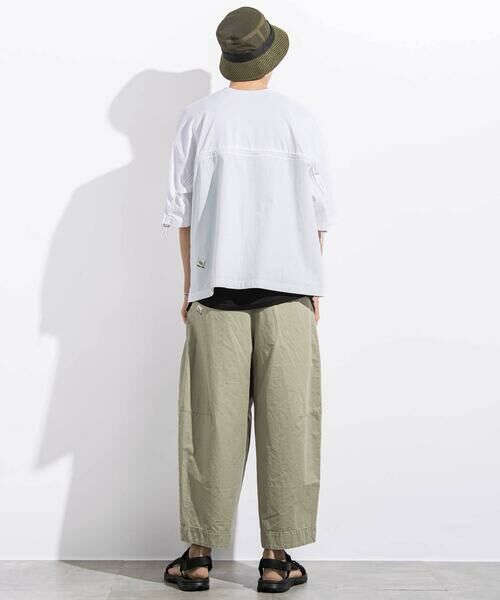 LIBERCORE par BEBE / リベルコア パル ベベ チノ・ワークパンツ | オックス9分丈バレルラップパンツ親子お揃い大人(140~175cm) | 詳細18