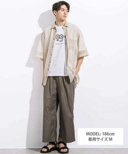 LIBERCORE par BEBE / リベルコア パル ベベ チノ・ワークパンツ | サージボックスタックロングパンツ親子お揃い大人(140~160cm) | 詳細17