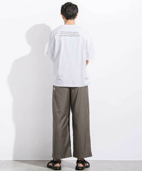 LIBERCORE par BEBE / リベルコア パル ベベ Tシャツ | ヘビーオンス天竺ラバープリント半袖Tシャツ親子お揃い大人(140~175cm) | 詳細2