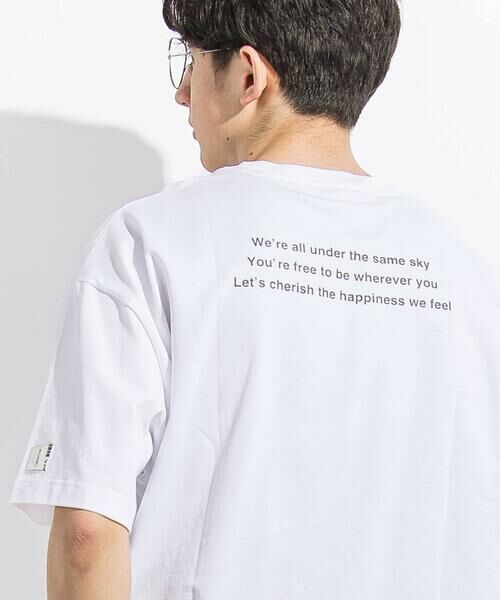 LIBERCORE par BEBE / リベルコア パル ベベ Tシャツ | ヘビーオンス天竺ラバープリント半袖Tシャツ親子お揃い大人(140~175cm) | 詳細3