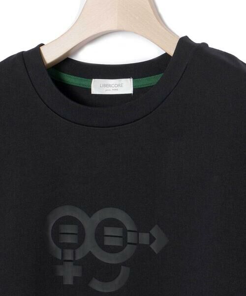 LIBERCORE par BEBE / リベルコア パル ベベ Tシャツ | ヘビーオンス天竺ラバープリント半袖Tシャツ親子お揃い大人(140~175cm) | 詳細11
