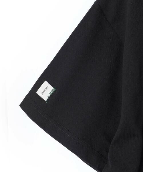 LIBERCORE par BEBE / リベルコア パル ベベ Tシャツ | ヘビーオンス天竺ラバープリント半袖Tシャツ親子お揃い大人(140~175cm) | 詳細14