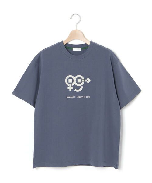 LIBERCORE par BEBE / リベルコア パル ベベ Tシャツ | ヘビーオンス天竺ラバープリント半袖Tシャツ親子お揃い大人(140~175cm) | 詳細23