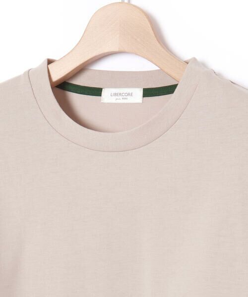 LIBERCORE par BEBE / リベルコア パル ベベ Tシャツ | 天竺リップストップ切り替えドロスト半袖Tシャツ親子お揃い大人(140~175cm) | 詳細13