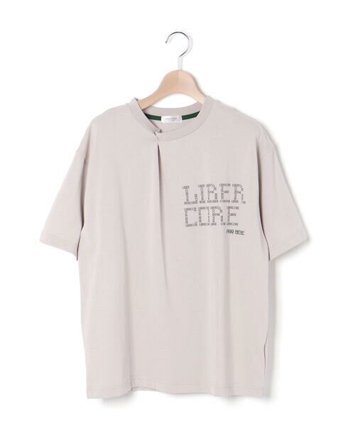 LIBERCORE par BEBE / リベルコア パル ベベ Tシャツ | フロントタックロゴプリント天竺半袖Tシャツ親子お揃い大人(140~175cm) | 詳細16