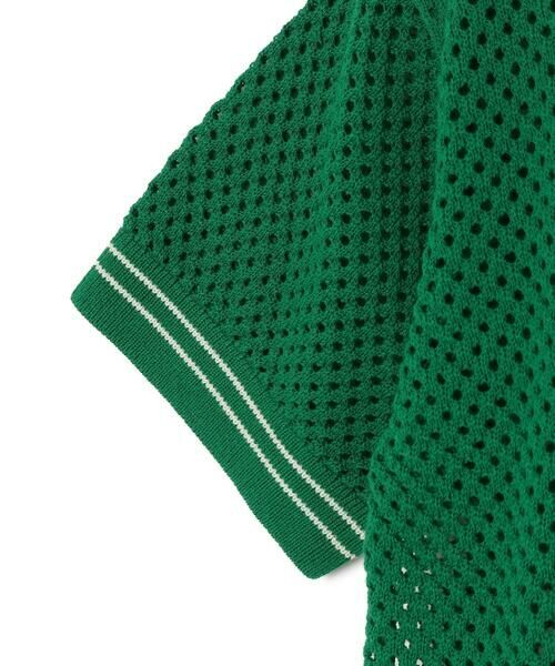 LIBERCORE par BEBE / リベルコア パル ベベ ポロシャツ | メッシュサマーコットンニットZIPポロシャツ親子お揃い(110~140cm) | 詳細8
