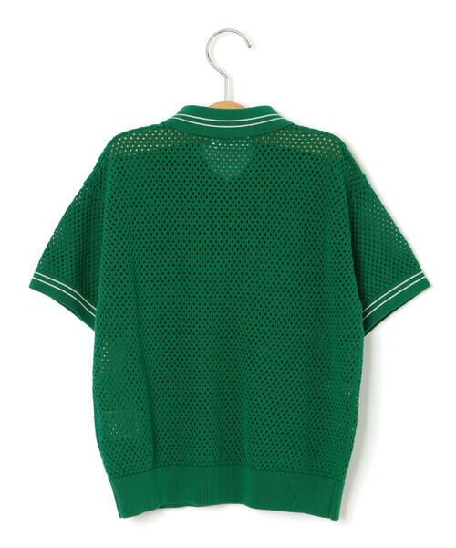 LIBERCORE par BEBE / リベルコア パル ベベ ポロシャツ | メッシュサマーコットンニットZIPポロシャツ親子お揃い(110~140cm) | 詳細5