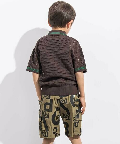 LIBERCORE par BEBE / リベルコア パル ベベ ポロシャツ | メッシュサマーコットンニットZIPポロシャツ親子お揃い(110~140cm) | 詳細13