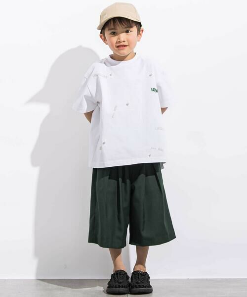 LIBERCORE par BEBE / リベルコア パル ベベ Tシャツ | ヘビーオンスパールモチーフ天竺半袖Tシャツ親子お揃い(110~140cm) | 詳細4