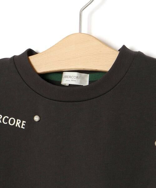 LIBERCORE par BEBE / リベルコア パル ベベ Tシャツ | ヘビーオンスパールモチーフ天竺半袖Tシャツ親子お揃い(110~140cm) | 詳細12