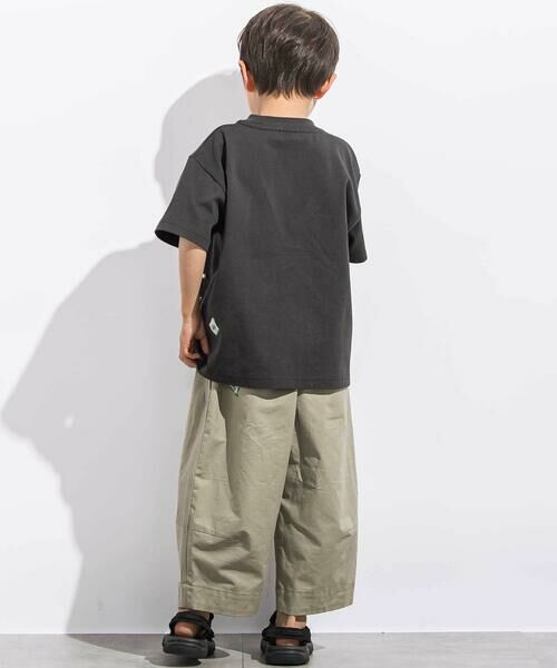 LIBERCORE par BEBE / リベルコア パル ベベ Tシャツ | ヘビーオンスパールモチーフ天竺半袖Tシャツ親子お揃い(110~140cm) | 詳細9