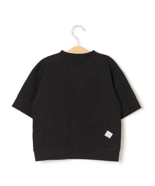 LIBERCORE par BEBE / リベルコア パル ベベ Tシャツ | 異素材MIXショルダーフリル天竺半袖Tシャツ親子お揃い(110~140cm) | 詳細6