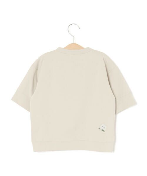 LIBERCORE par BEBE / リベルコア パル ベベ Tシャツ | 異素材MIXショルダーフリル天竺半袖Tシャツ親子お揃い(110~140cm) | 詳細11