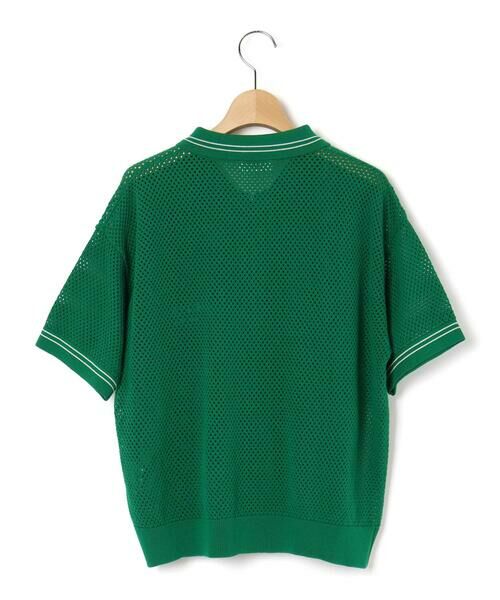 LIBERCORE par BEBE / リベルコア パル ベベ ポロシャツ | メッシュサマーコットンニットZIPポロシャツ親子お揃い大人(140~160cm) | 詳細6