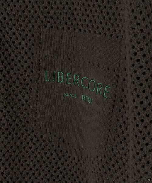 LIBERCORE par BEBE / リベルコア パル ベベ ポロシャツ | メッシュサマーコットンニットZIPポロシャツ親子お揃い大人(140~160cm) | 詳細13