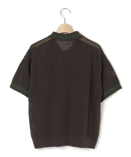 LIBERCORE par BEBE / リベルコア パル ベベ ポロシャツ | メッシュサマーコットンニットZIPポロシャツ親子お揃い大人(140~160cm) | 詳細8