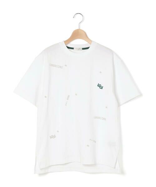 LIBERCORE par BEBE / リベルコア パル ベベ Tシャツ | ヘビーオンスパールモチーフ天竺半袖Tシャツ親子お揃い大人(140~175cm) | 詳細4