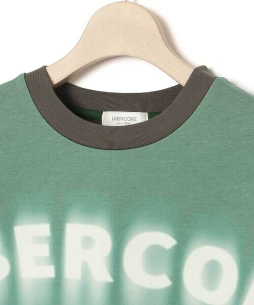 LIBERCORE par BEBE / リベルコア パル ベベ Tシャツ | ヘビーオンスグラデーショングラフィックロゴ天竺半袖Tシャツ親子お揃い大人(140~175cm) | 詳細6
