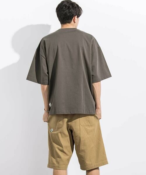 LIBERCORE par BEBE / リベルコア パル ベベ Tシャツ | ヘビーオンスグラデーショングラフィックロゴ天竺半袖Tシャツ親子お揃い大人(140~175cm) | 詳細2