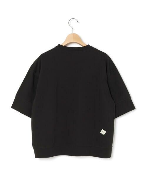 LIBERCORE par BEBE / リベルコア パル ベベ Tシャツ | 異素材MIXショルダーフリル天竺半袖Tシャツ親子お揃い大人(140~160cm) | 詳細6