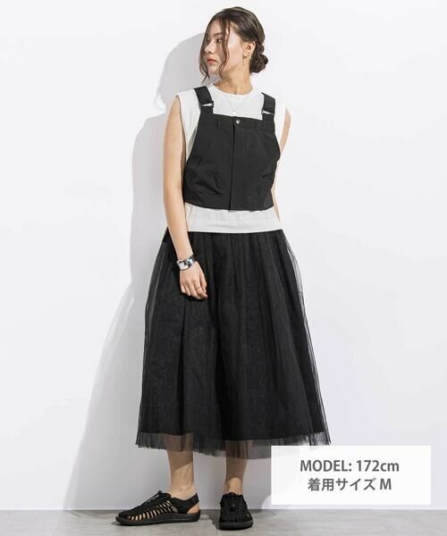 LIBERCORE par BEBE / リベルコア パル ベベ タンクトップ | ヘビーオンスステッチノースリーブプルオーバー親子お揃い大人(140~160cm) | 詳細1
