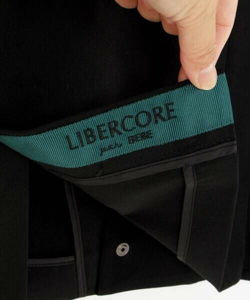 LIBERCORE par BEBE / リベルコア パル ベベ ノーカラージャケット | サージノーカラーリラックスダブルジャケット 親子お揃い(110~140cm) | 詳細7