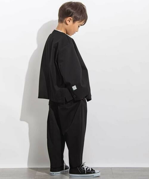 LIBERCORE par BEBE / リベルコア パル ベベ スラックス・ドレスパンツ | サージリラックスバレルロングパンツ 親子お揃い(110~140cm) | 詳細2