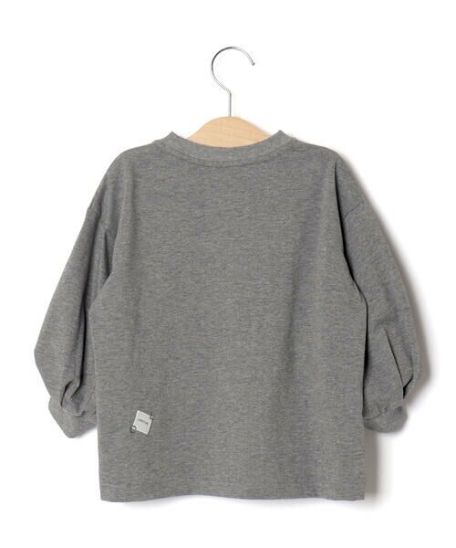 LIBERCORE par BEBE / リベルコア パル ベベ Tシャツ | BIGリボンモチーフバルーンスリーブ天竺6分袖Tシャツ 親子お揃い(110~140cm) | 詳細13