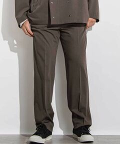 LIBERCORE par BEBE / リベルコア パル ベベ スラックス・ドレスパンツ | サージセンタープレスストレートロングパンツ 親子お揃い 大人(140~175cm)