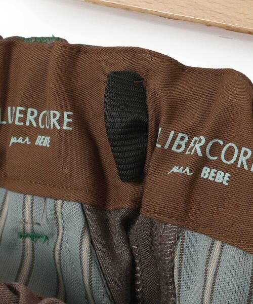 LIBERCORE par BEBE / リベルコア パル ベベ スラックス・ドレスパンツ | サージセンタープレスストレートロングパンツ 親子お揃い 大人(140~175cm) | 詳細18