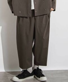 LIBERCORE par BEBE / リベルコア パル ベベ スラックス・ドレスパンツ | サージリラックスバレルロングパンツ 親子お揃い 大人(140~175cm)
