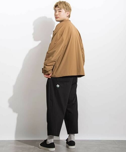 LIBERCORE par BEBE / リベルコア パル ベベ スラックス・ドレスパンツ | サージリラックスバレルロングパンツ 親子お揃い 大人(140~175cm) | 詳細2