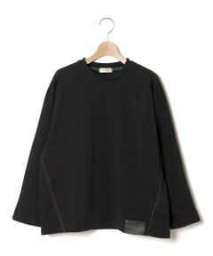 LIBERCORE par BEBE / リベルコア パル ベベ Tシャツ | ヘビーオンスカラーステッチ切り替え天竺長袖Tシャツ 親子お揃い 大人(140~175cm)