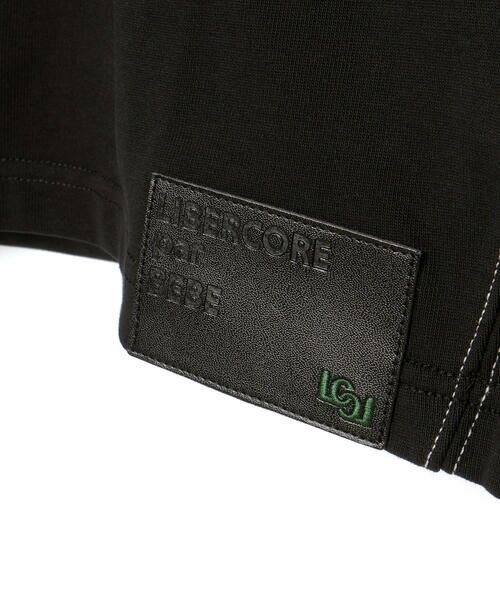 LIBERCORE par BEBE / リベルコア パル ベベ Tシャツ | ヘビーオンスカラーステッチ切り替え天竺長袖Tシャツ 親子お揃い 大人(140~175cm) | 詳細11