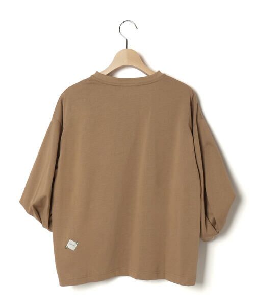 LIBERCORE par BEBE / リベルコア パル ベベ Tシャツ | BIGリボンモチーフバルーンスリーブ天竺6分袖Tシャツ 親子お揃い 大人(140~160cm) | 詳細5