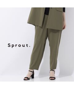 【Sprout.】マットサテン　オールゴムパンツ［セットアップ可］