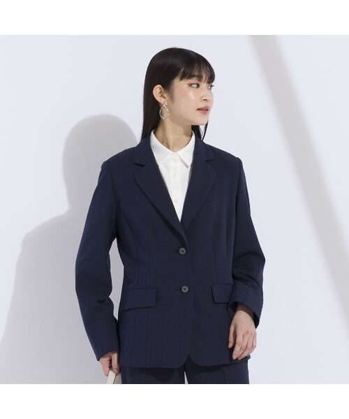 リリアン② セール】 ナチュラル素材 テーラードジャケット［セットアップ可