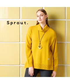 【Sprout.】ローゲージ　ハイネックニット