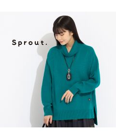 【Sprout.】ローゲージ　ハイネックニット