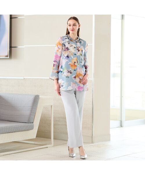 Liliane Burty(Lサイズ) / リリアンビューティ その他パンツ | 【セットアップ対応】デニットストレートパンツ | 詳細8