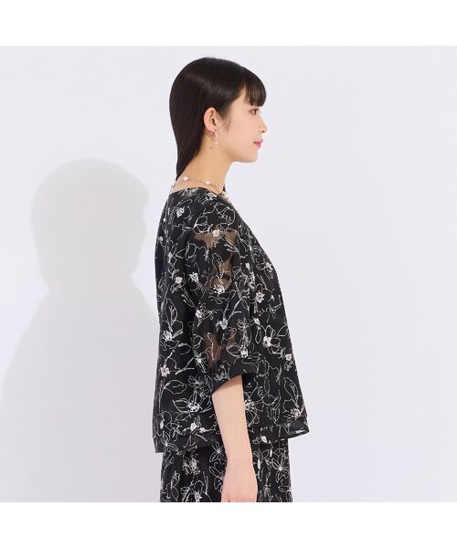 Liliane Burty（Lサイズ） / リリアンビューティ シャツ・ブラウス | 【セットアップ対応】オパールプリント　プルオーバーブラウス | 詳細2