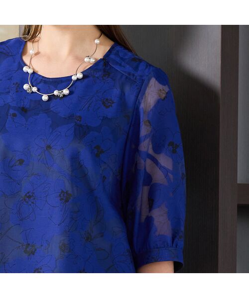 Liliane Burty（Lサイズ） / リリアンビューティ シャツ・ブラウス | 【セットアップ対応】オパールプリント　プルオーバーブラウス | 詳細10