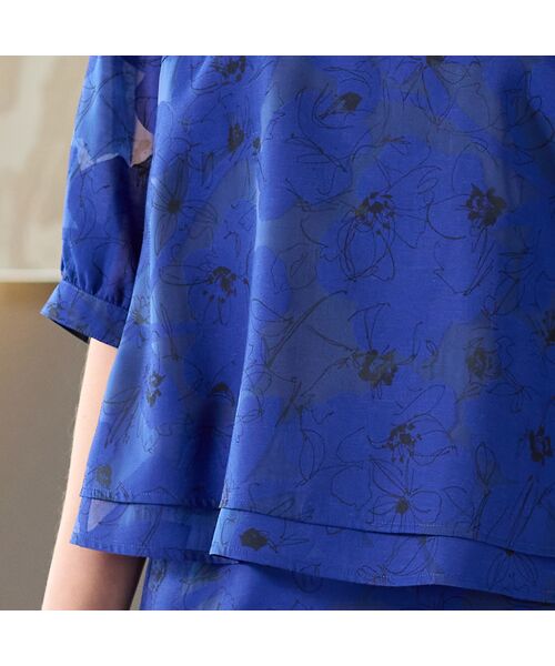 Liliane Burty（Lサイズ） / リリアンビューティ シャツ・ブラウス | 【セットアップ対応】オパールプリント　プルオーバーブラウス | 詳細11