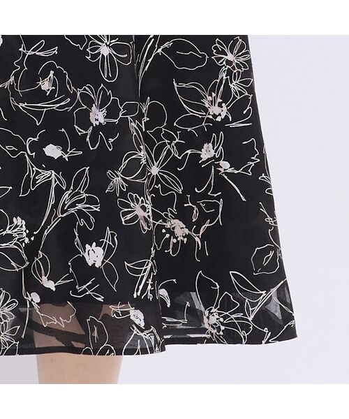 Liliane Burty（Lサイズ） / リリアンビューティ ミニ・ひざ丈スカート | 【セットアップ対応】オパールプリント　フレアスカート | 詳細6