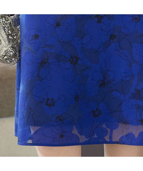 Liliane Burty（Lサイズ） / リリアンビューティ ミニ・ひざ丈スカート | 【セットアップ対応】オパールプリント　フレアスカート | 詳細9