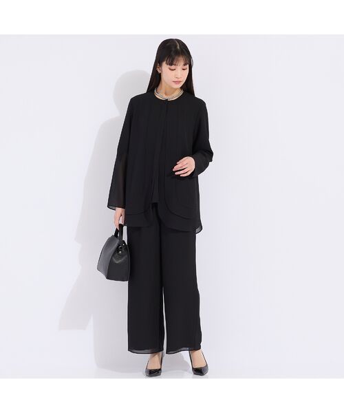 Liliane Burty（Lサイズ） / リリアンビューティ その他パンツ | 【セットアップ対応】梨地ジョーゼットオールゴムパンツ | 詳細11